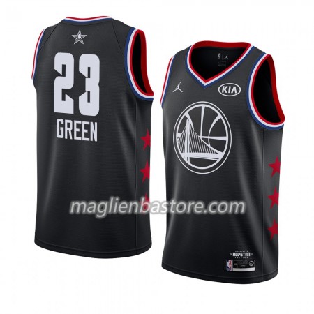 Maglia Golden State Warriors Draymond Green 23 2019 All-Star Jordan Brand Nero Swingman - Uomo